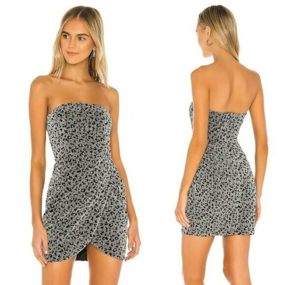 Superdown Rosalyn Tulip Dress - Silver Multi